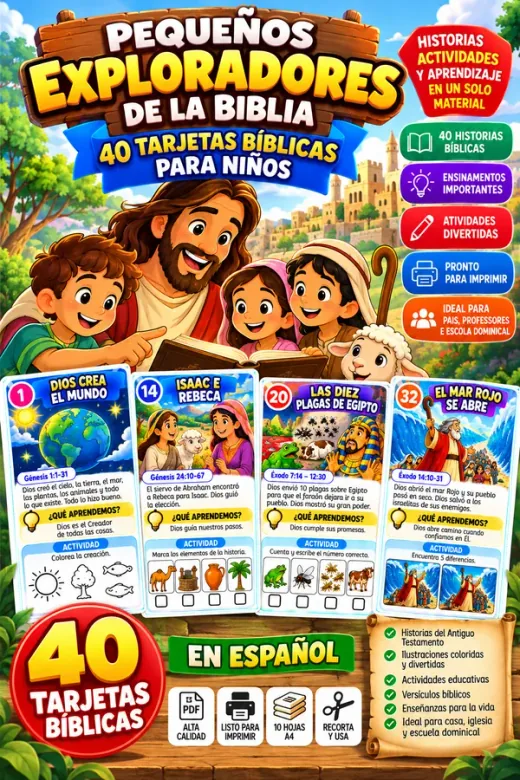Pack Completo Pequeños Exploradores de la Biblia